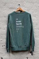 Crew Jumper (Sage, Grey)